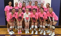 IVCC VOLLEYBALL GETS A CONFERENCE WIN ON DIG PINK NIGHT